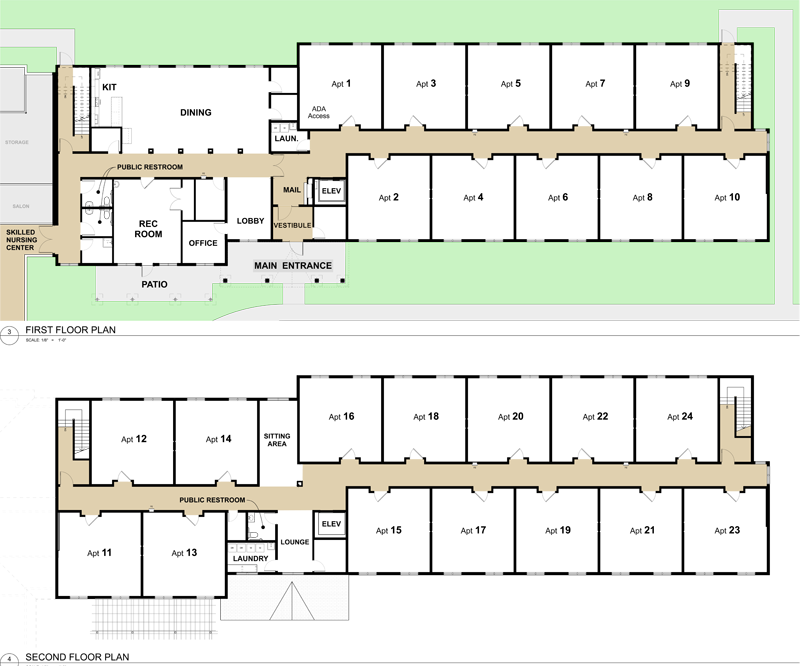 Bloomer Assisted Living Floorplan