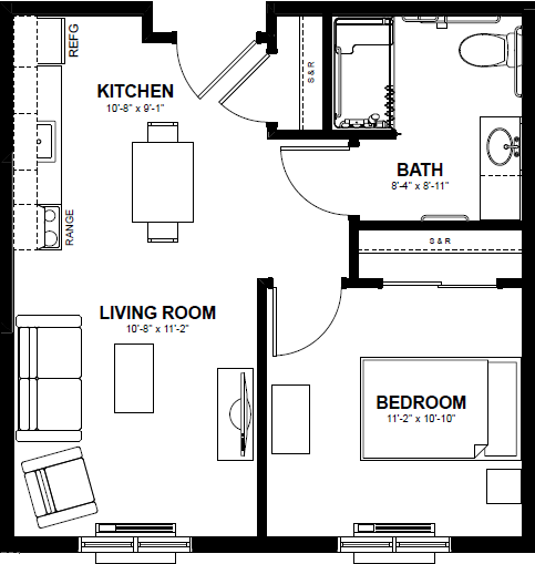 Bloomer Assisted Living Floorplan