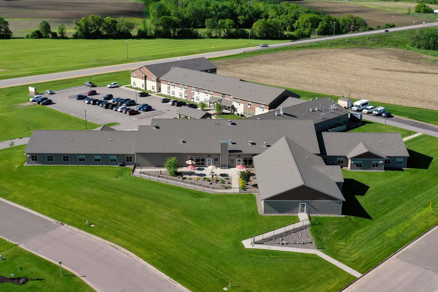 Dove Healthcare - Osseo Assisted Living aerial photo
