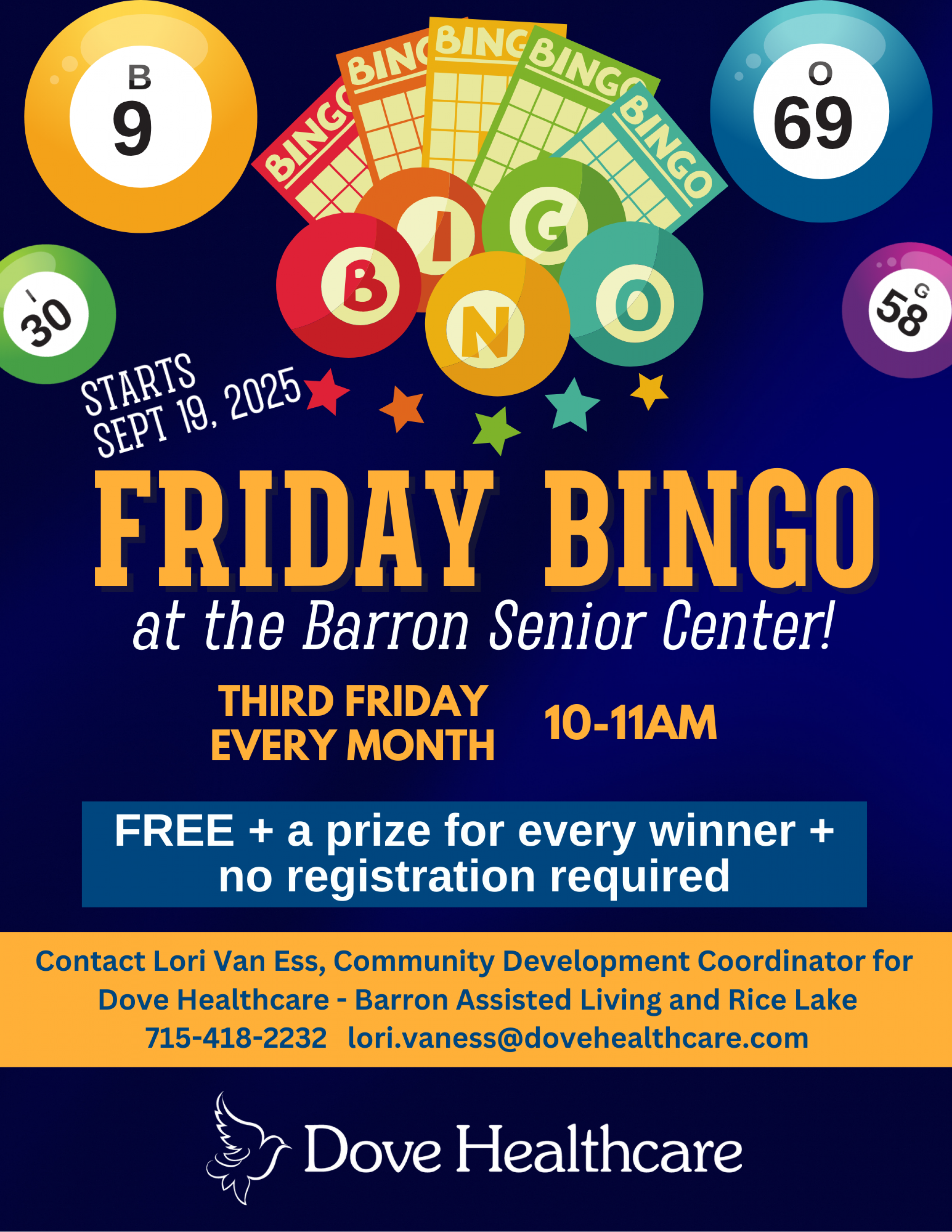 Friday Bingo in Barron