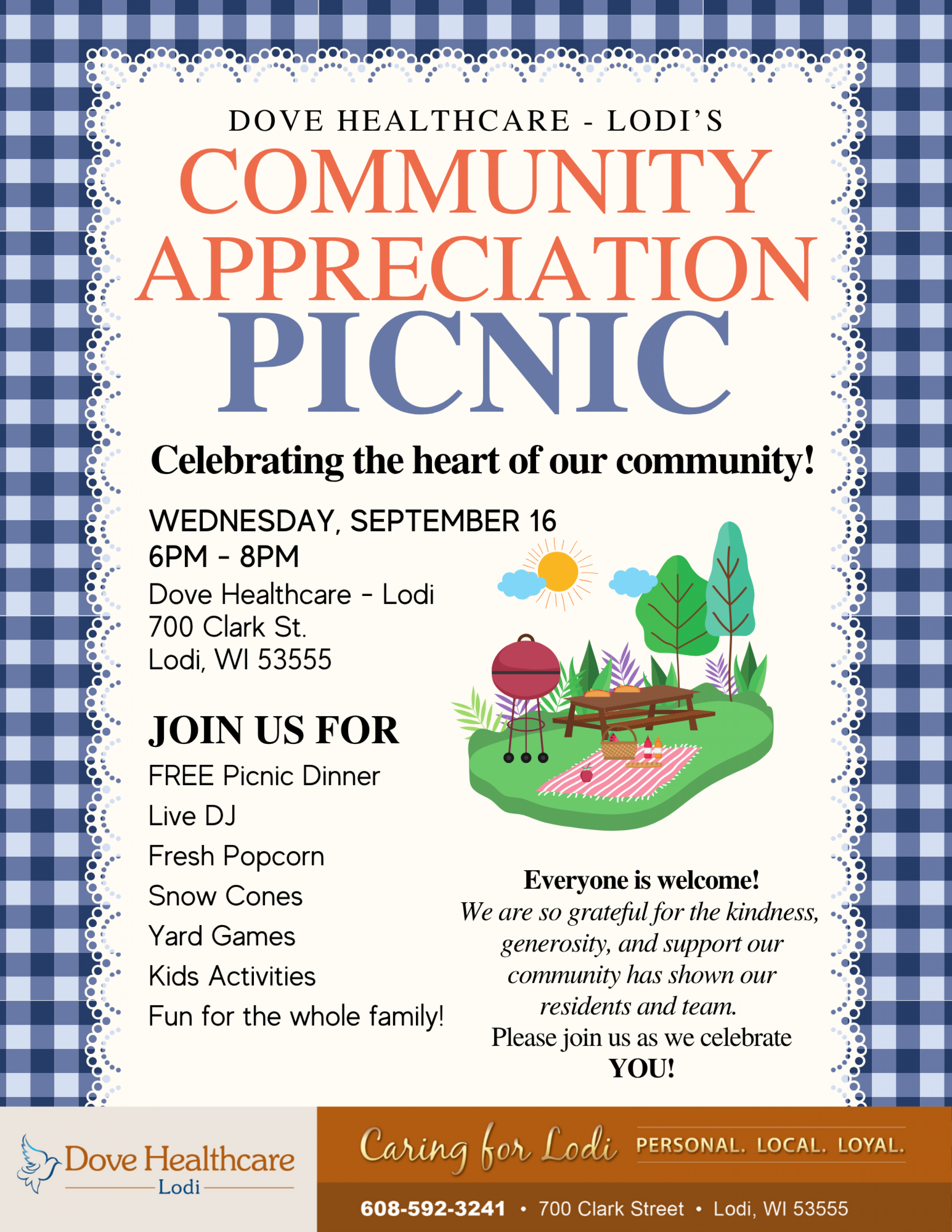 Community Appreciation Picnic in Lodi