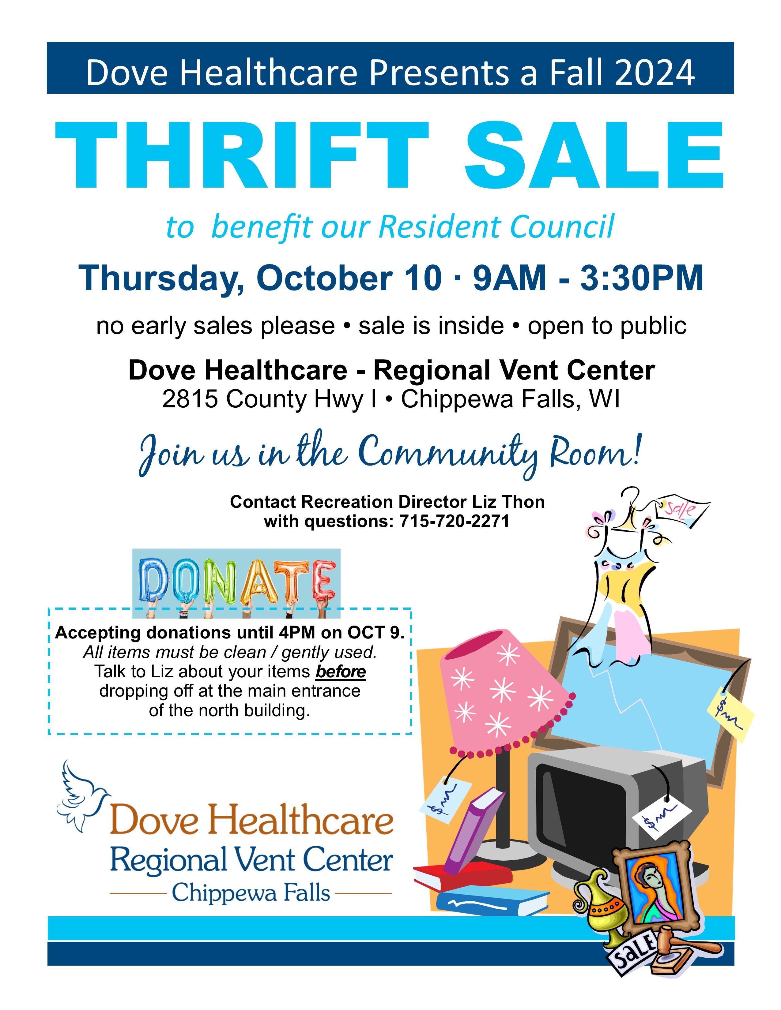 Thrift Sale in Chippewa Falls