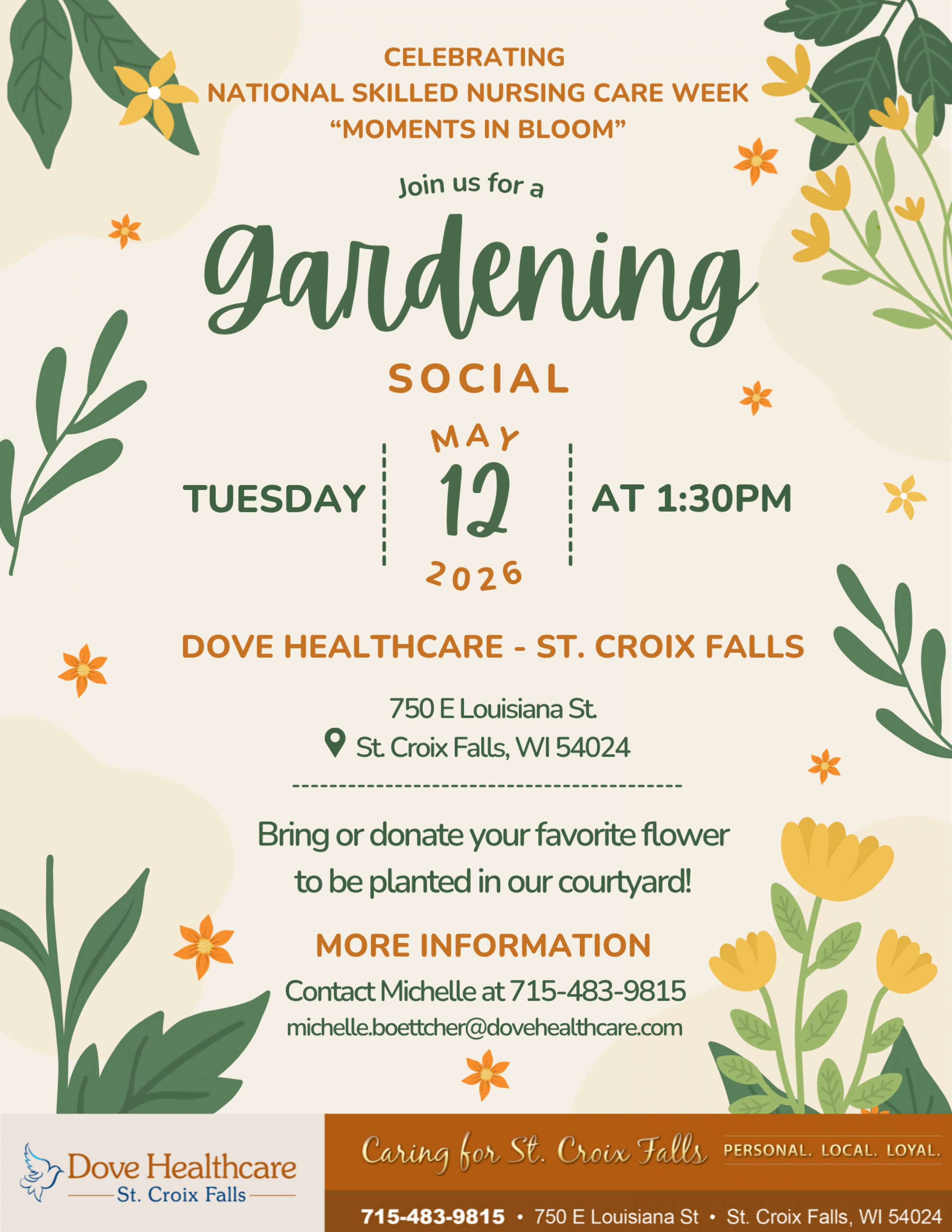 Gardening Social in St. Croix Falls