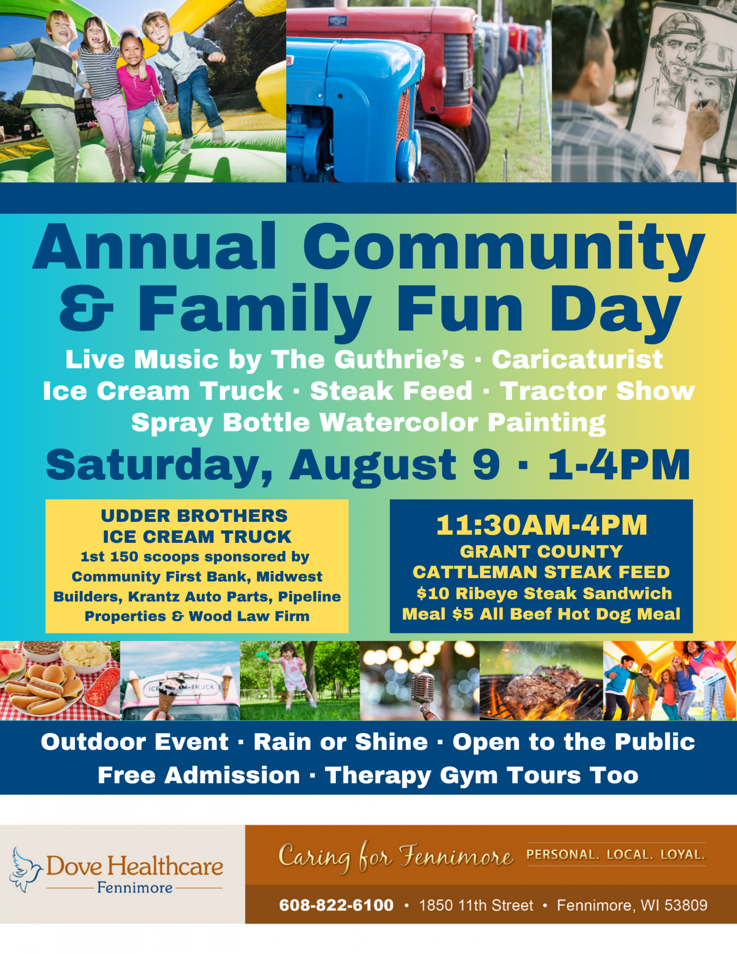 Annual Community & Family Fun Day in Fennimore